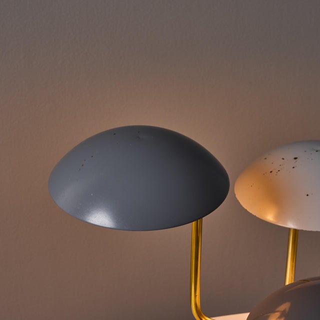 1950s Gino Sarfatti Tricolore Grey Table Lamp for Arteluce For Sale - Image 10 of 18