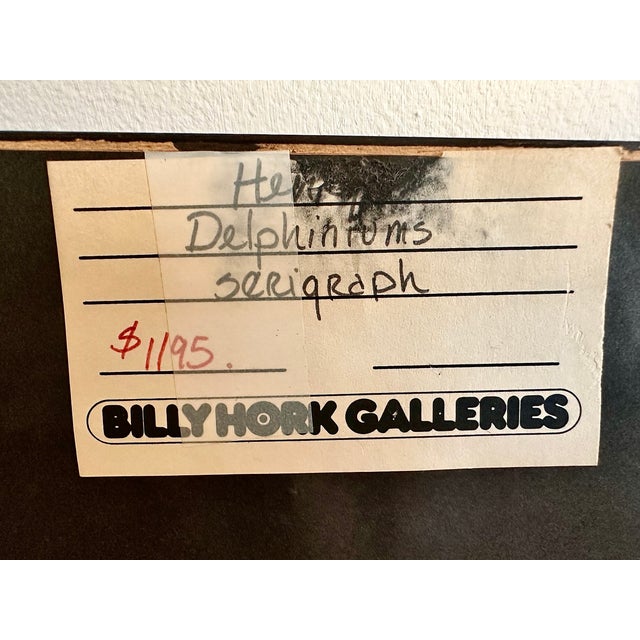1980s Michel-Henry “Delphiniums” Artist’s Proof Serigraph e.a. 5/50 For Sale - Image 12 of 18