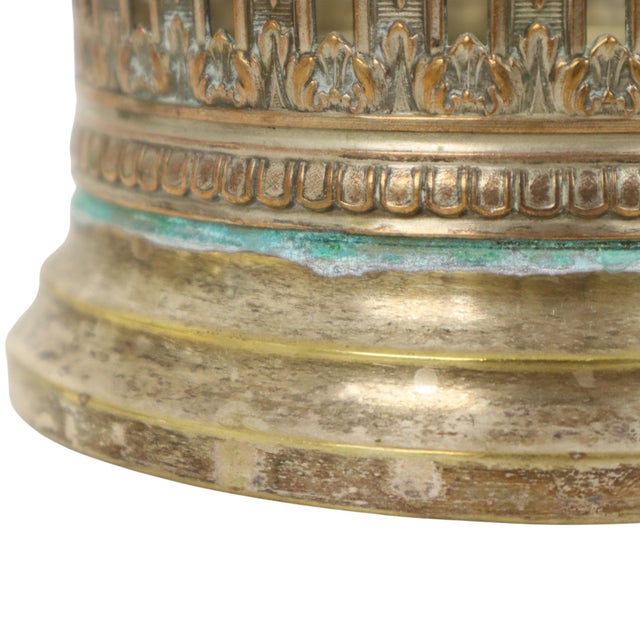 Antique French Wine Bottle Holder in Silver-Plated Metal, 1890s For Sale - Image 9 of 18