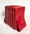 1958 Mark Cross Red Leather Multilingual Translation Dictionaries With Matching Book Holder For Sale In Los Angeles - Image 6 of 12