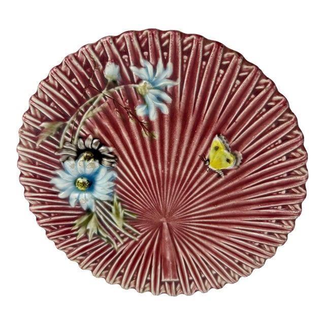 Vintage Villeroy & Boch Majolica Plate For Sale
