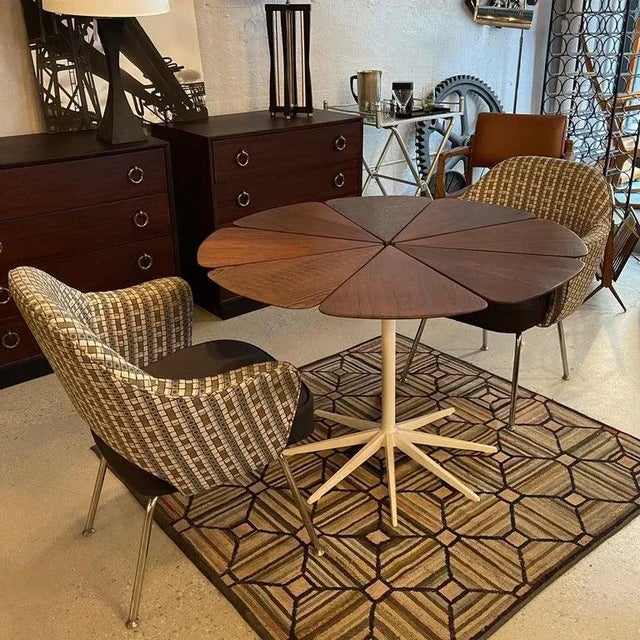 1960s 1960s Redwood Petal Dining Table by Richard Schultz for Knoll For Sale - Image 5 of 12