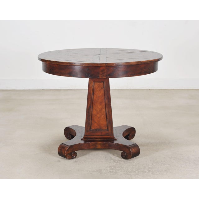 Brown Theodore Alexander Castle Bromwich Mahogany Jupe Dining Table For Sale - Image 8 of 18