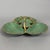 Green Gold Shell Artistic Majolica Centerpiece by CAT G.T, 1960s For Sale - Image 4 of 12
