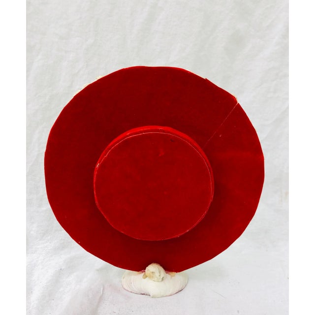 Vtg Folk Art Style Seashell Souvenir Frame For Sale - Image 9 of 11