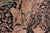 Textile Shabby Chic 1990's Daffodils Pak-Persian Black/Tan Wool Rug - 9'0'' X 12'1'' For Sale - Image 7 of 9