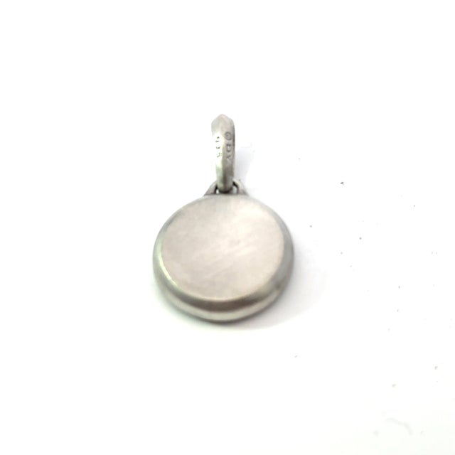 1990s 1990s David Yurman Ying Yang Amulet Sterling Silver Estate For Sale - Image 5 of 6