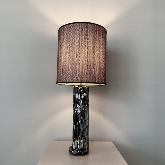 Vintage Table Lamp by Barovier & Toso For Sale - Image 3 of 13