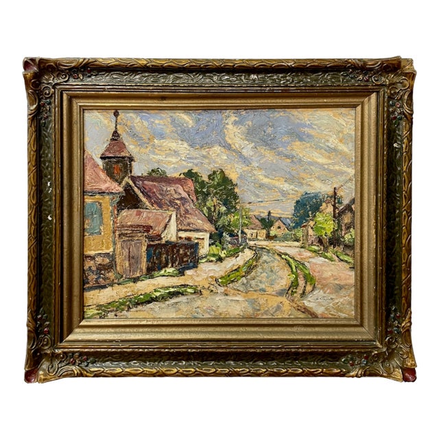 August Kaufhold, (Untitled) Dramatic Impressionist Landscape For Sale