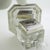 Vintage Italian Handmade Genuine Silver Inkwell in Glass and Silver with Tray from Prato Tuscany, 1970s For Sale - Image 3 of 18