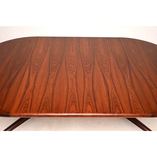 Wood Vintage Danish Extending Dining Table from Dyrlund, 1960s For Sale - Image 7 of 10