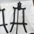 Black Mid Century Cast Metal Pagoda Easel For Sale - Image 8 of 8