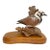 Vintage Original Hand Carved Wood Chas Derascavage Bird Decoy Sculpture Statue For Sale
