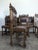 Renaissance Chairs in Solid Walnut, Set of 8 For Sale - Image 10 of 15