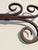 Large Antique Hand-Painted Leather Wall Hanging – Neoclassical Arabesque Motif For Sale - Image 11 of 13