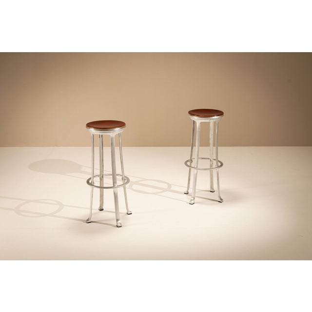 1980s Tema Bar Stools by Joan Casas I Ortinez for Indecasa, Spain, 1980s, Set of 10 For Sale - Image 5 of 14