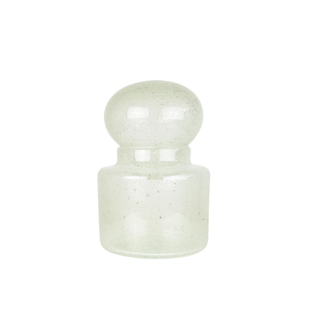 Large Clear Murano Glass Bottle from Barovier & Toso, 1960s For Sale - Image 11 of 11