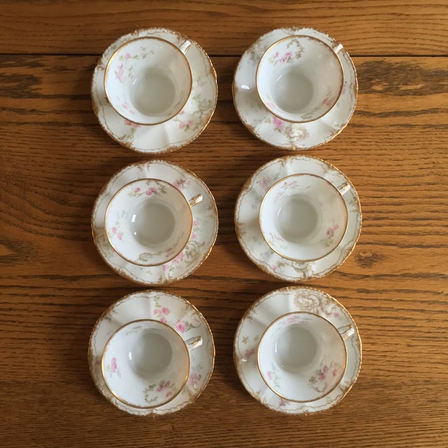 Theodore Haviland Limoges France Tea Cups Set of 6 Chairish