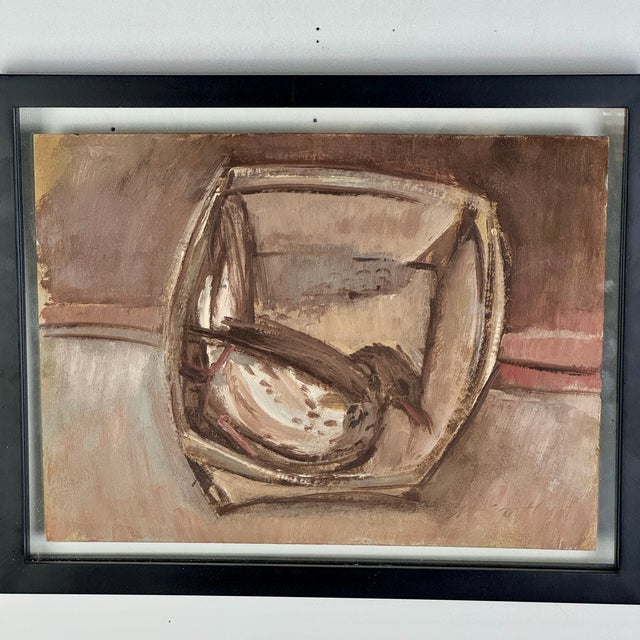 1 of 2 original oil on board paintings by "McCarthy". The signature on this one is a little faint, but the other one...