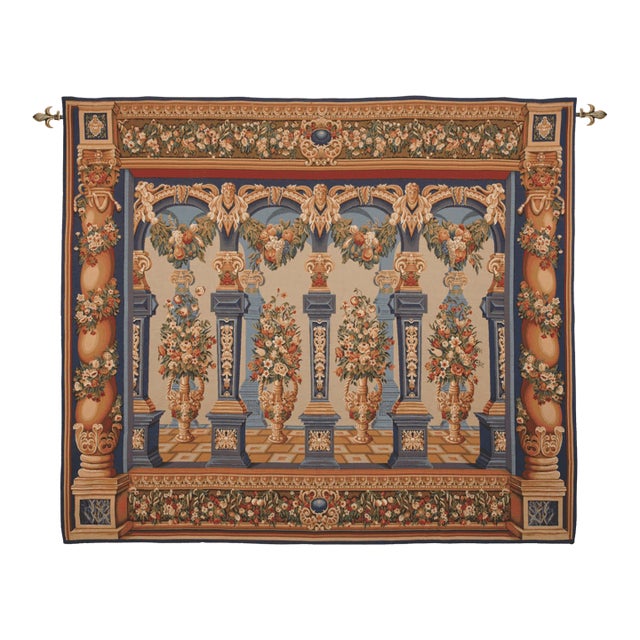 Grand Colonnades Loom Woven Tapestry - 275 X 323 Cm (9′0" × 10′7") - Requires Obscure Wooden Batten For Sale
