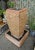 Beautiful stacked natural peach stone pebble fountain with square water basin. Wonderful addition and focal point to your...