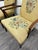 Wood Vintage Mid Century Modern MCM Needlepoint Armchairs - Pair For Sale - Image 7 of 13