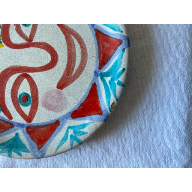 Ceramic Vintage Giovanni Di Simone Plates- a Pair For Sale - Image 7 of 9