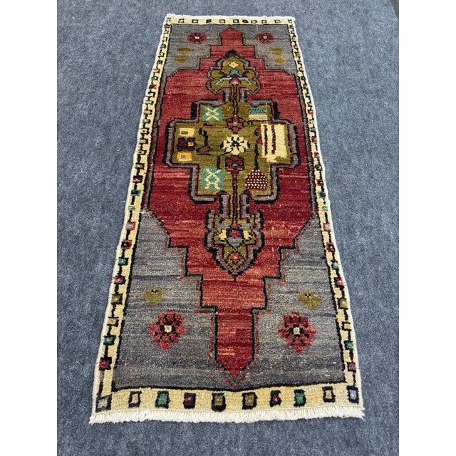 Turkish Yastik Rug 1'6" x 3'10" #24002 Explore a curated collection of hallway runners, wool rugs, and handmade...