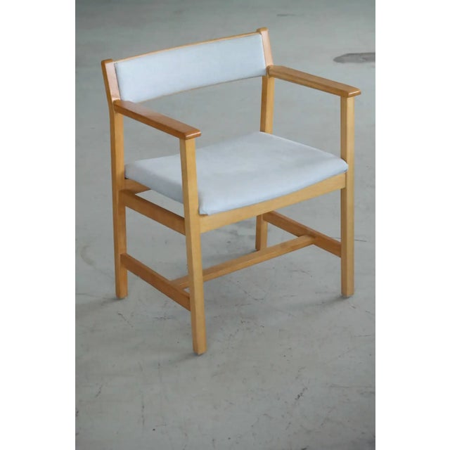 Børge Mogensen Model 3242 Oak Side or Armchair for Fredericia Stolefabrik For Sale - Image 10 of 10