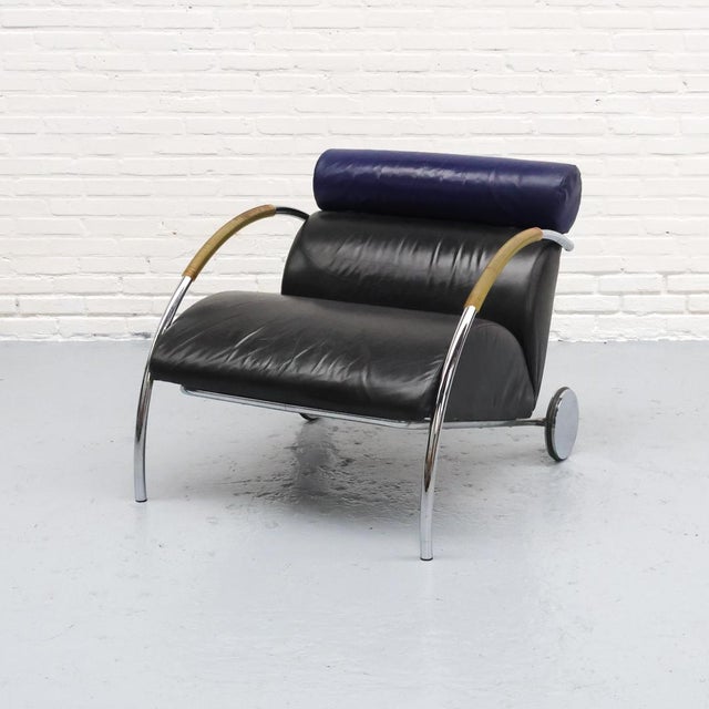 Set of Postmodern Zyklus Armchair and Ottoman by Peter Maly for COR For Sale - Image 4 of 14