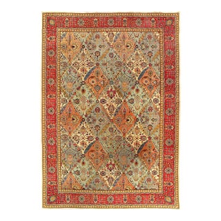Pasargad DC Antique Garden Design Tabriz Rug For Sale