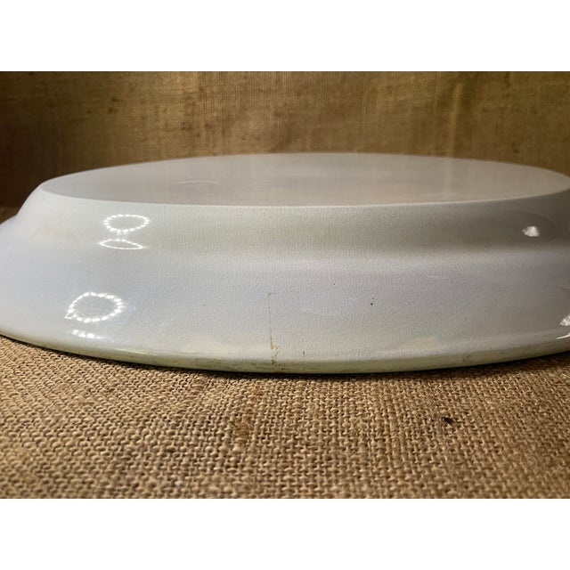 1850s Century Elsmore & Forster Vaquero Ironstone 18.5" Oval Serving Plater For Sale - Image 12 of 14