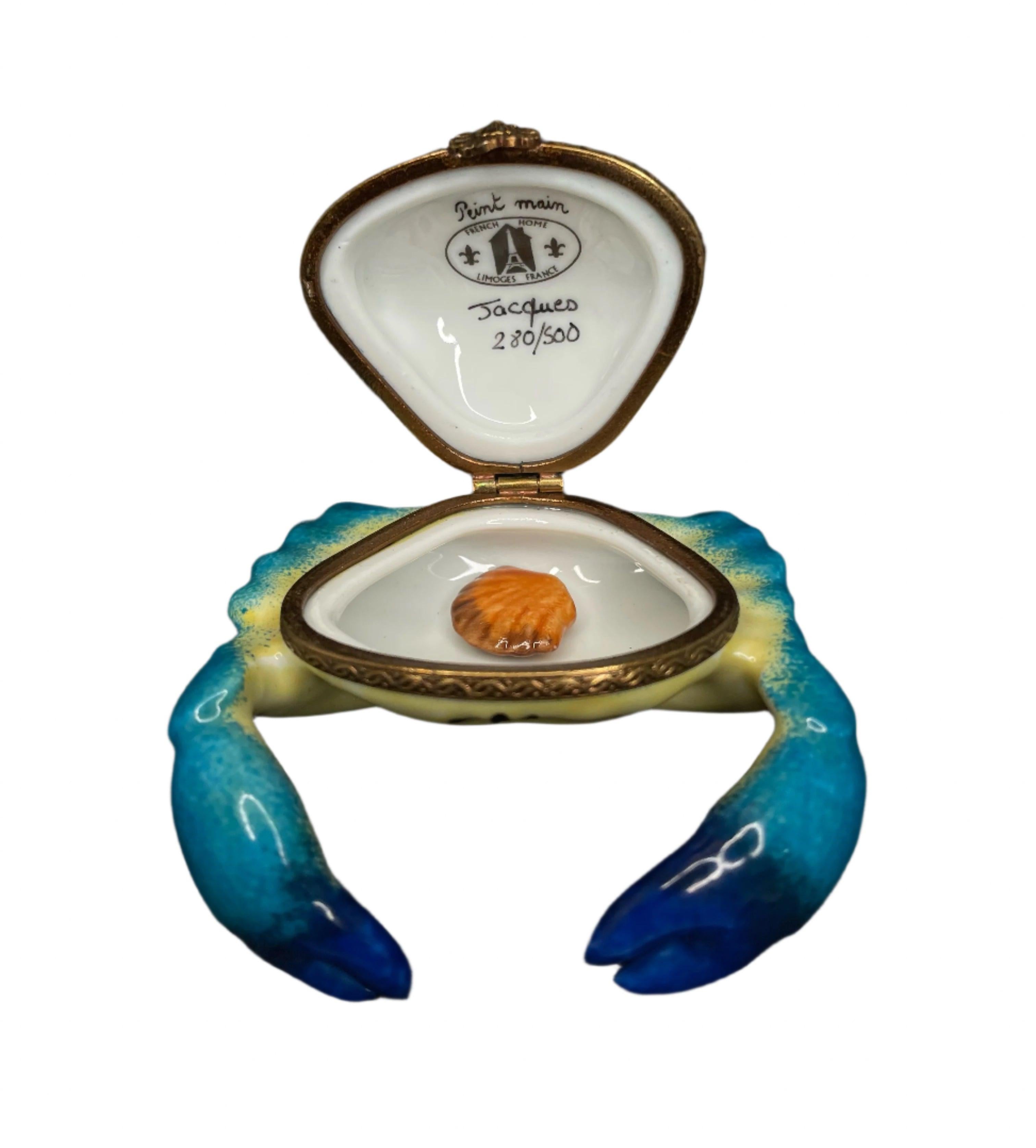 Mid 20th Century Chesapeake Blue Crab Box | Chairish