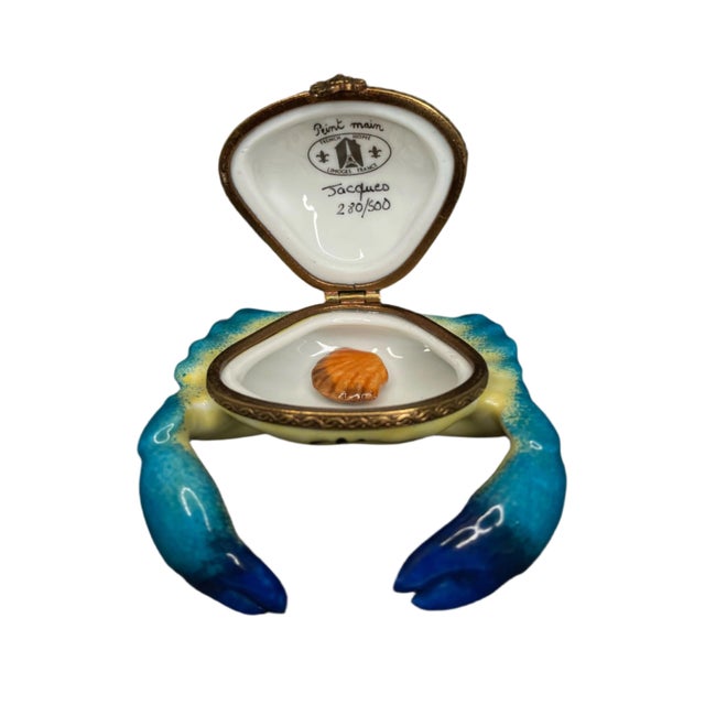 Coastal Mid 20th Century Chesapeake Blue Crab Box For Sale - Image 3 of 5