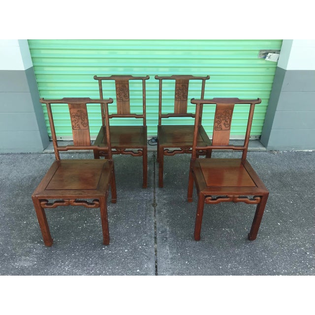 Shangri La Collection - Ming Design Magazine Chairs - Set of 4 For Sale - Image 13 of 13