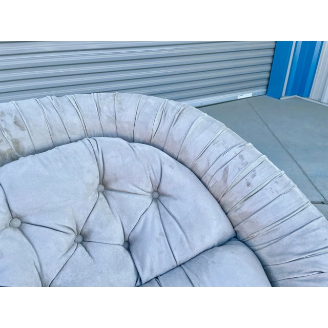 Vintage "Cloud" Swivel Chair For Sale In Los Angeles - Image 6 of 13