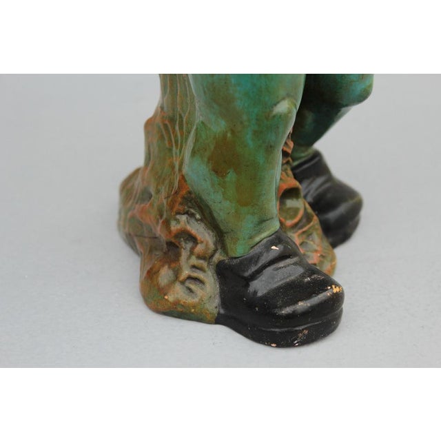 Large Antique Garden Gnome from Heissner, 1930 For Sale - Image 6 of 15