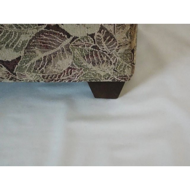 1980s Vintage Leaf Ottoman For Sale In Milwaukee - Image 6 of 11