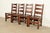 Stickley Brothers Antique Mission Oak Arts & Crafts Ladder Back Dining Chairs, Newly Refinished For Sale - Image 11 of 11
