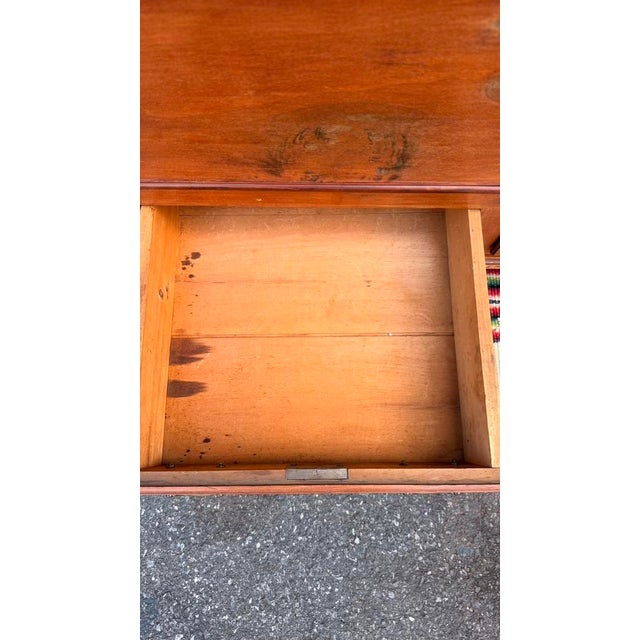 Wood Antique Pennsylvania Two-Drawer Dower Chest, Lancaster County, Dated 1856 - "Elmina Stauffer" For Sale - Image 7 of 18