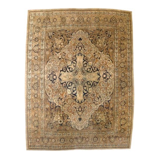 Antique Persian Haji Jalili Tabriz Rug 9’3" X 12’1" For Sale