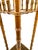 Early 20th Century Early 20th Century Faux Bamboo Turned Wood Plant Stand / Pedestal With Gallery Top For Sale - Image 5 of 9