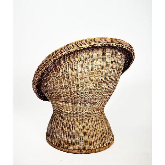 Egon Eiermann Wicker E 10 Chair by Egon Eiermann, 1960s For Sale - Image 4 of 7
