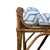 Fretwork Bamboo Bench For Sale - Image 4 of 5