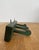 Antique Rustic Wooden Peg Hook Strip in Green For Sale - Image 4 of 8