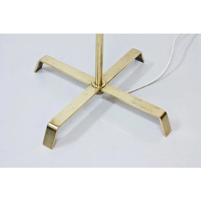 Gold Swedish Brass Floor Lamp from Böhlmarks, 1940s For Sale - Image 8 of 12