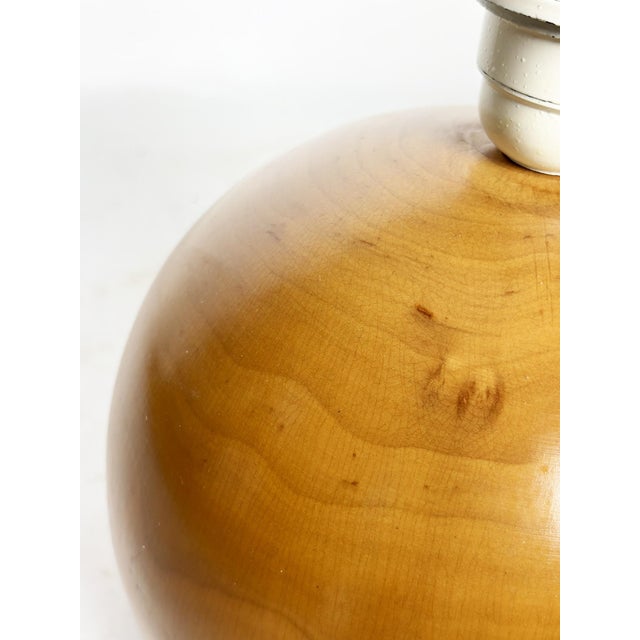 1980s Wooden Ball Lamp, France, 1980 For Sale - Image 5 of 12