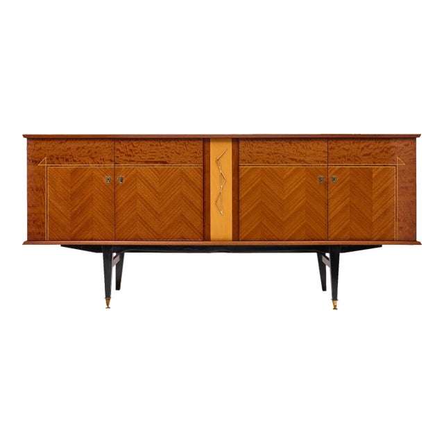 French Mid-Century Rosewood Buffet For Sale
