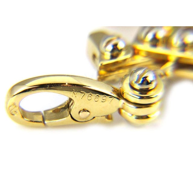 Cartier Mid 20th Century Cartier Rocking Horse 18k Two Tone Gold Charm Pendant w/Cert For Sale - Image 4 of 6