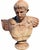 Bust of Caesar Octavian Augustus, Terracotta For Sale - Image 5 of 6